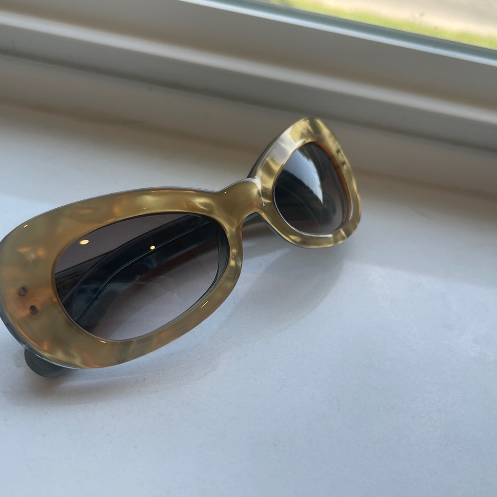 Marc Jacobs Vintage Retro Oval Cat Eye Sunglasses - Picture 2 of 16